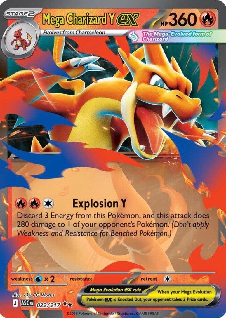 Mega Charizard Y EX 022/217