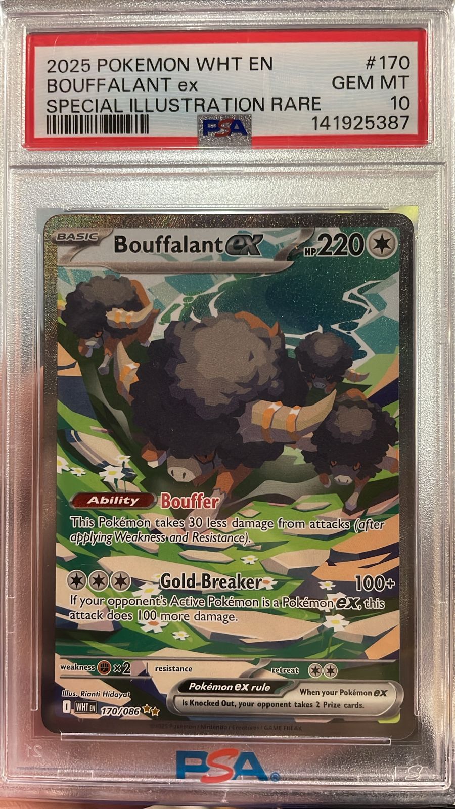 Bouffalant EX 170/086 PSA 10