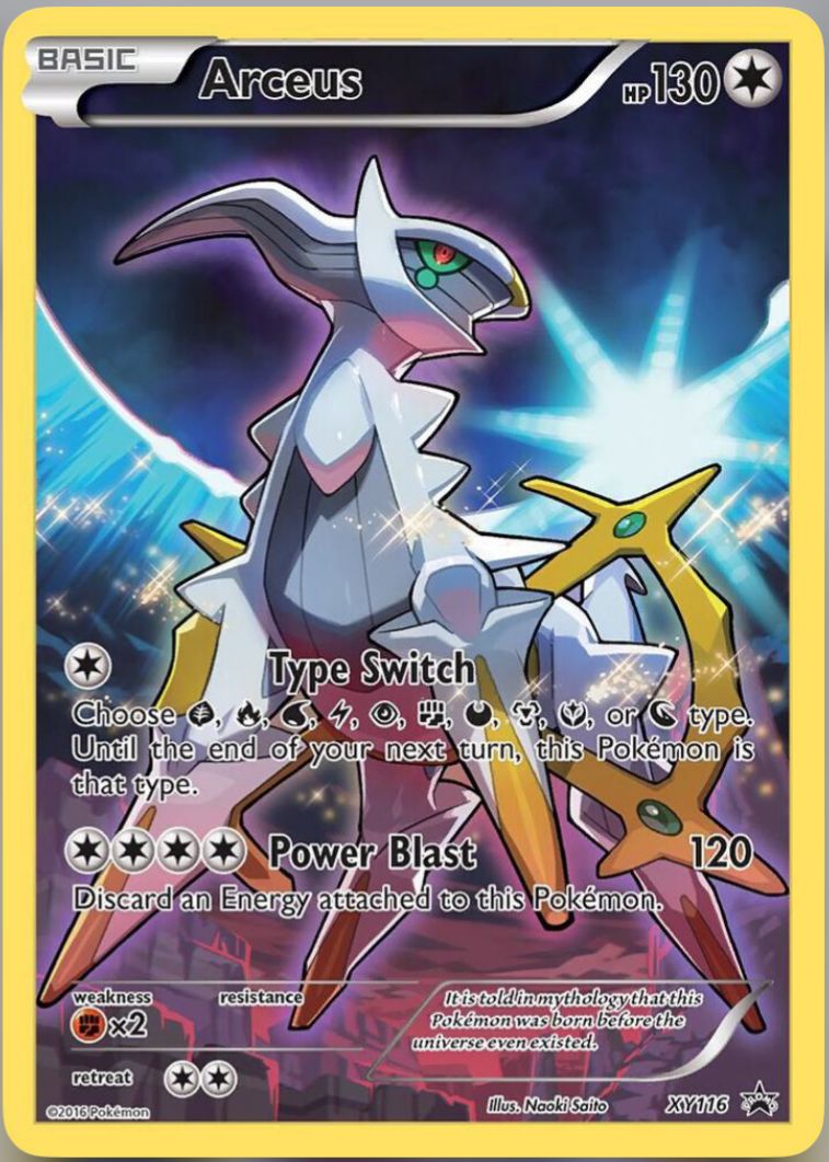 Arceus XY116 Promo