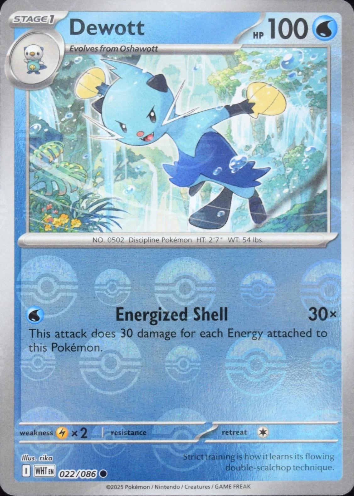 Dewott 022/086 Poke Ball