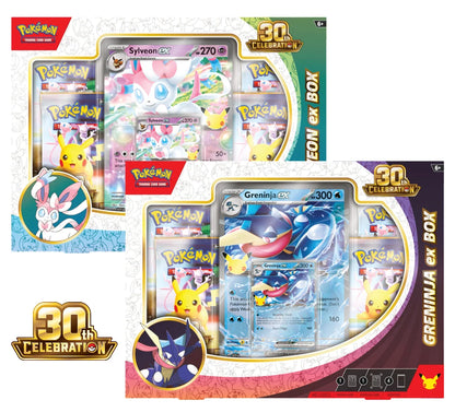 30th Celebration Sylveon / Greninja ex Box - ESPAÑOL