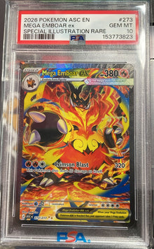 Mega Emboar EX 273/217 PSA 10