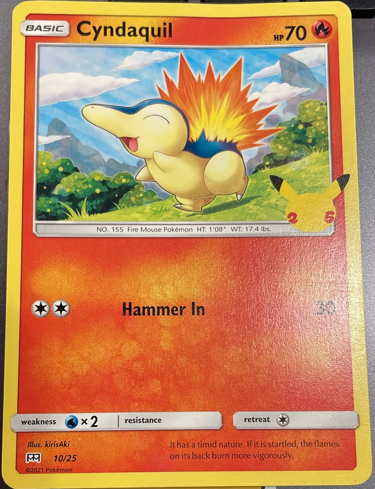 Cyndaquil 10/25