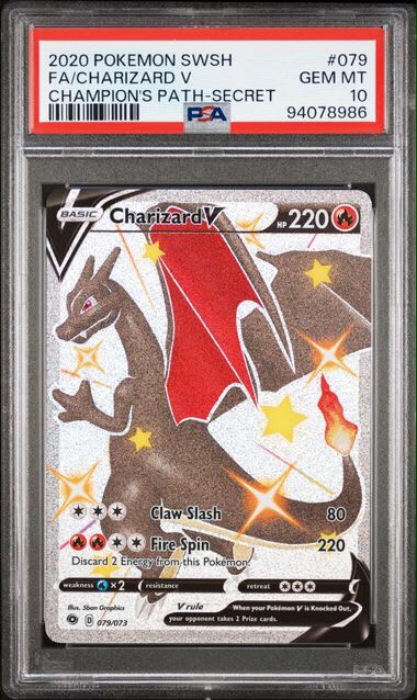 Fa/Charizard V 079 PSA 10