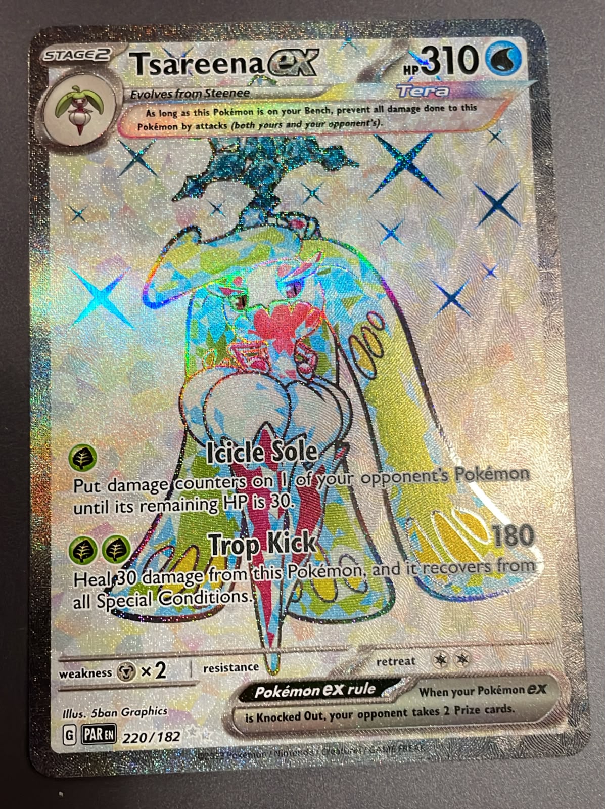 Tsareena ex 220/182