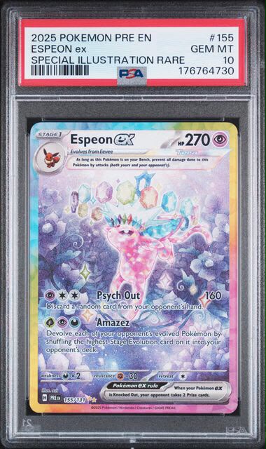 Espeon ex 155 PSA 10