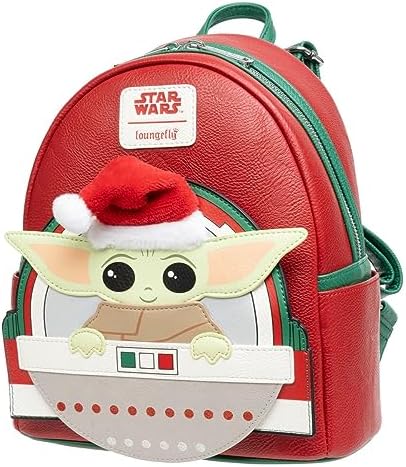 Loungefly Baby Yoda Christmas Mini Backpack