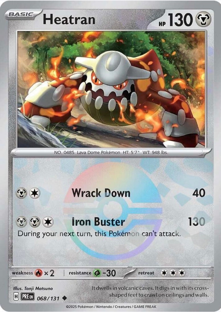 Heatran 068/131 Poke Ball