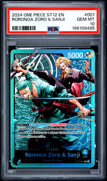 Roronoa Zoro & Sanji 001 PSA 10