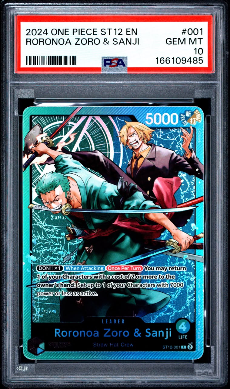 Roronoa Zoro & Sanji 001 PSA 10