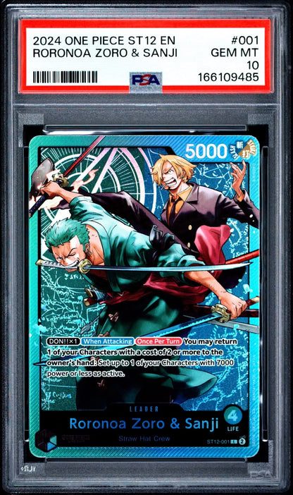 Roronoa Zoro & Sanji 001 PSA 10