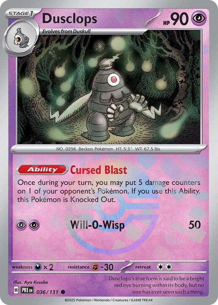Dusclops 036/131 POKE BALL