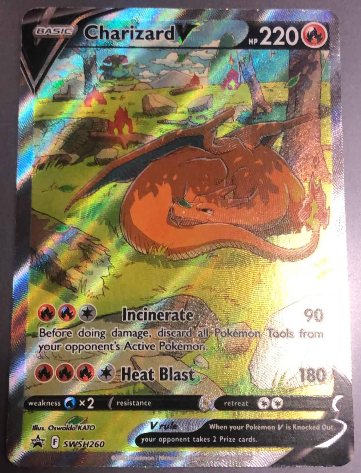 Charizard V SWSH260 Promo