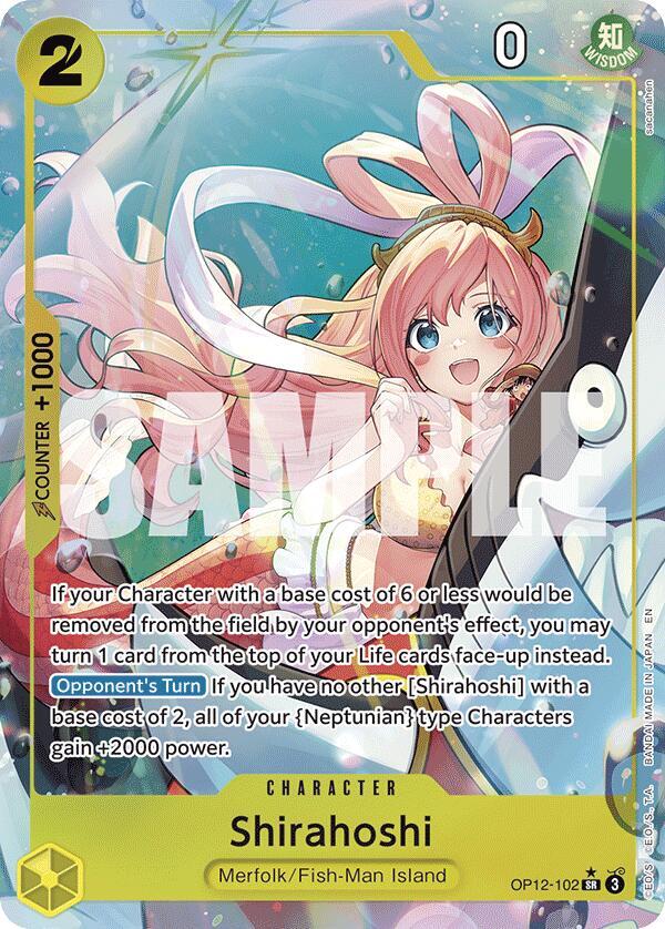 Shirahoshi (Alternate Art) OP12-102