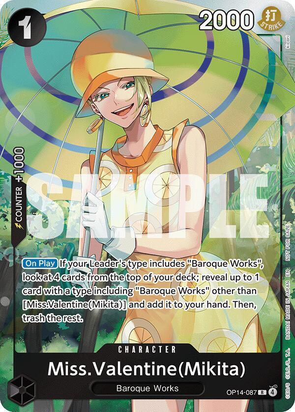 Miss.Valentine(Mikita) (Dash Pack) OP14