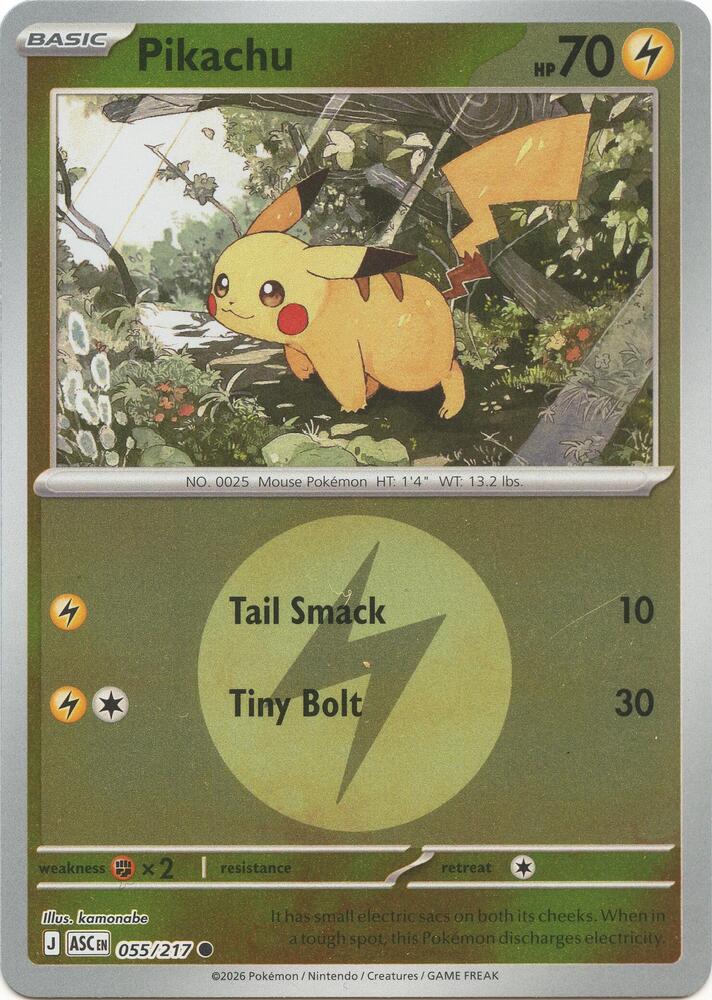 Pikachu 055/217