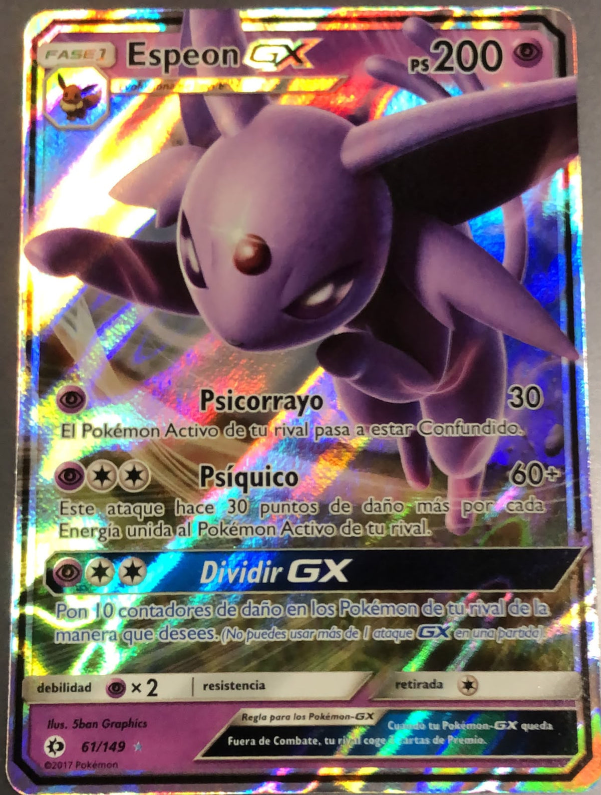 Espeon GX 61/149 ESPAÑOL