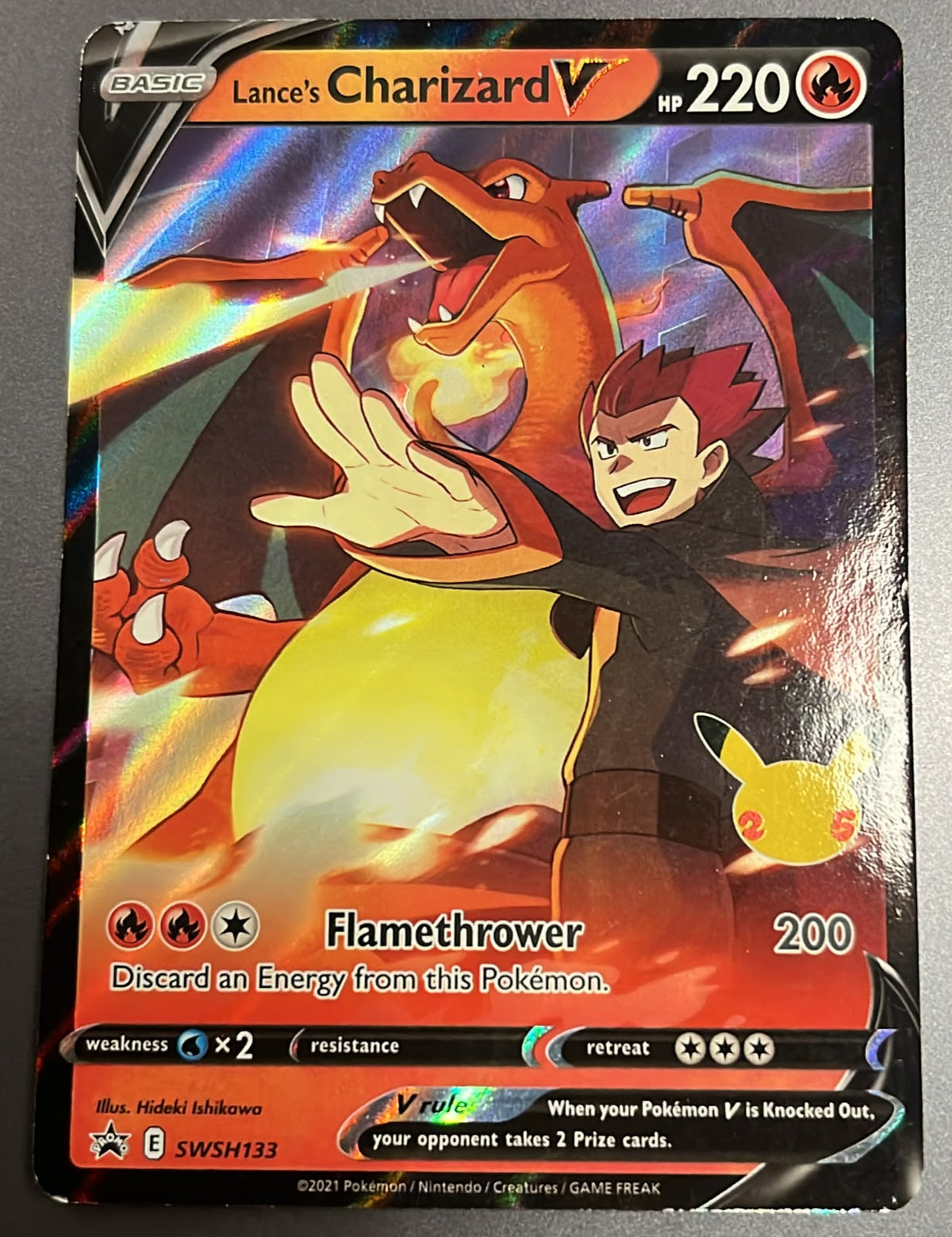 Lance's Charizard V SWSH133 Promo
