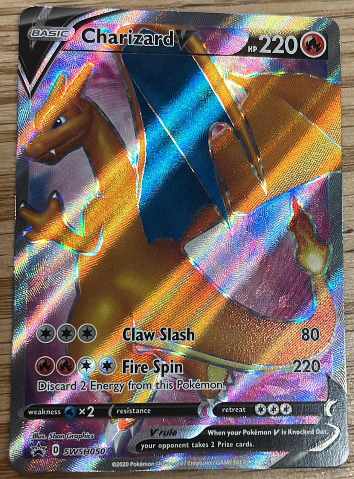 Charizard V SWSH050 Promo