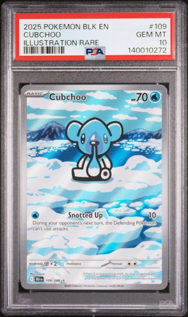 Cubchoo 109 PSA 10