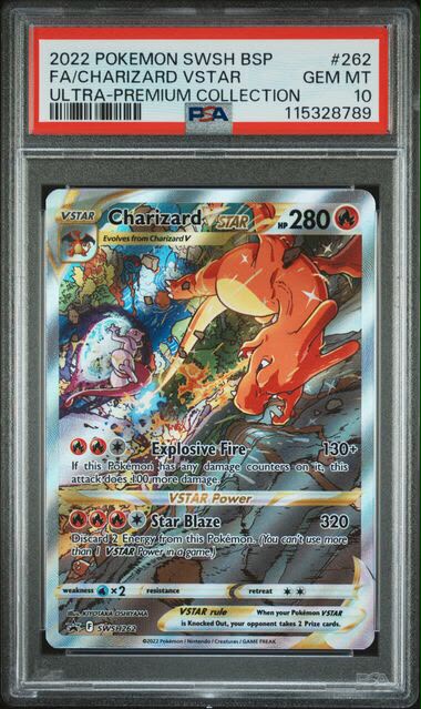 Fa/Charizard VSTAR 262 PSA 10