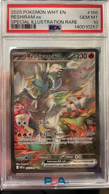 Reshiram EX 166/086 PSA 10