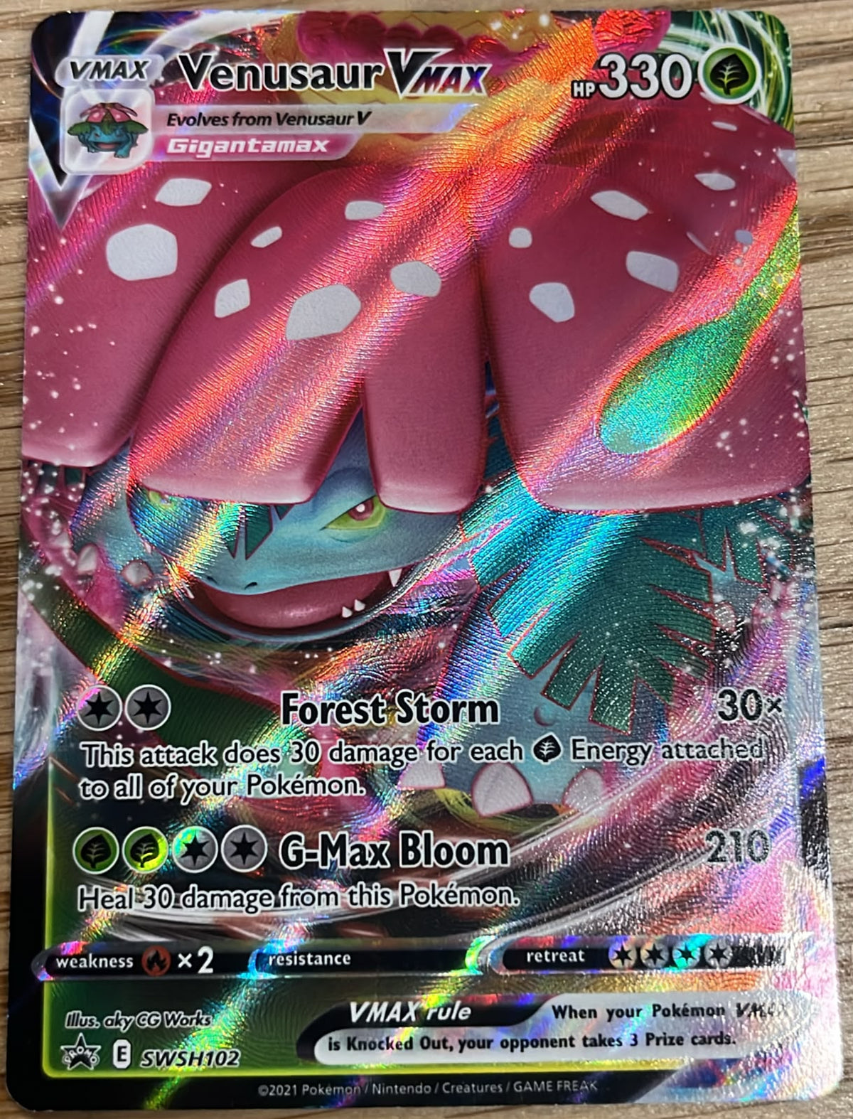 Venusaur VMAX SWSH102 Promo