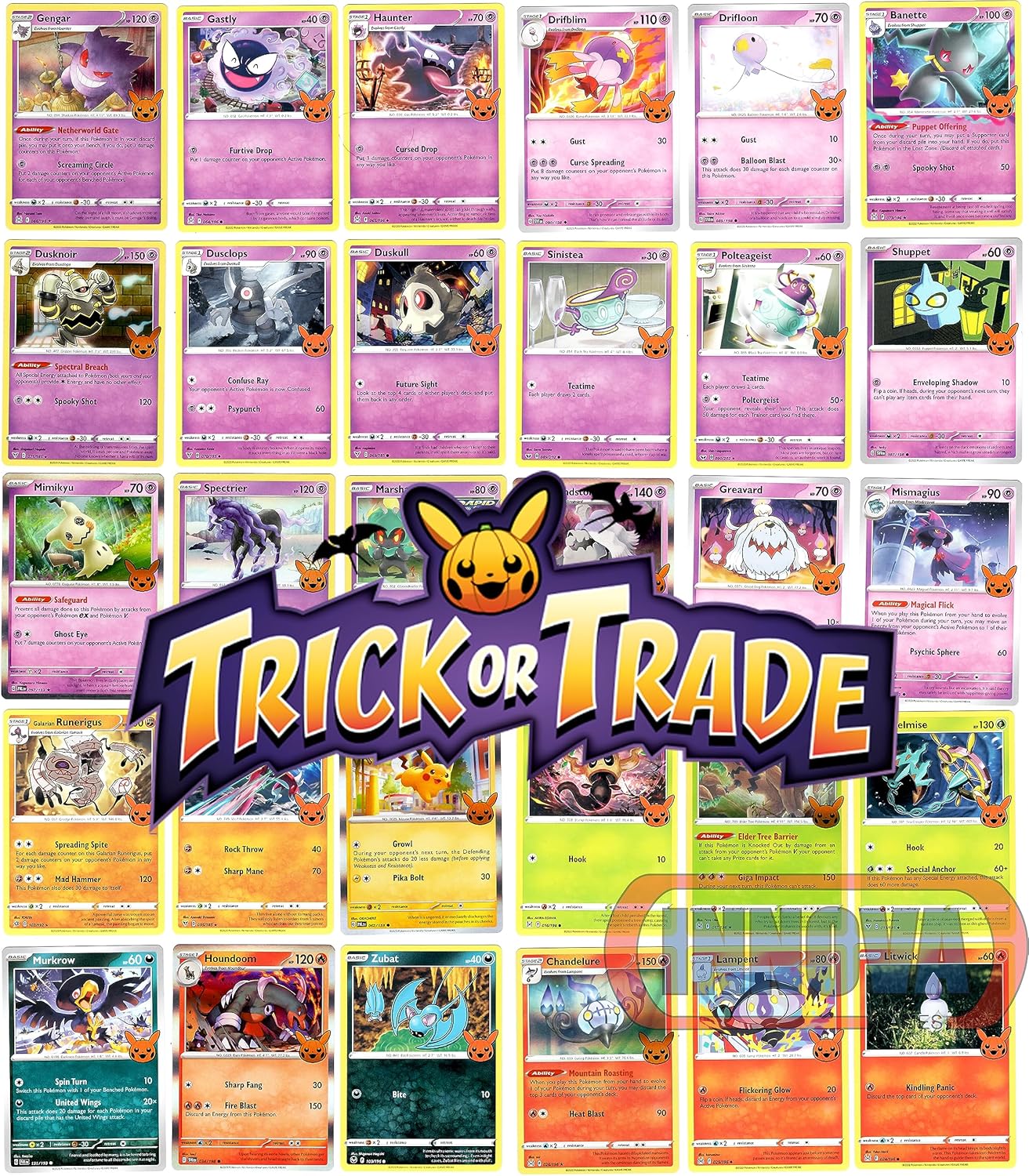 Colección Pokemon Trick or Trade Holo 2022/2023