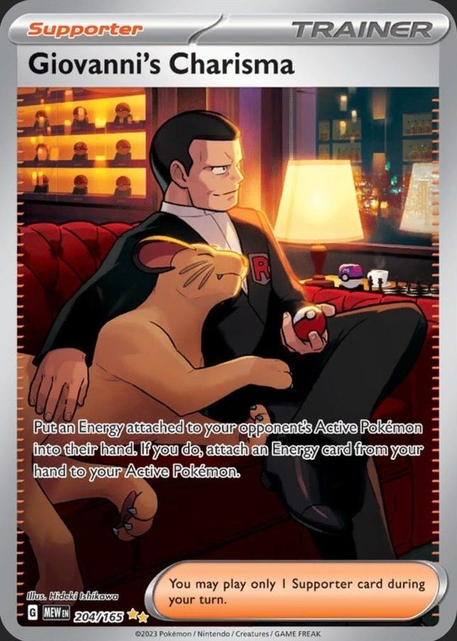 Giovanni’s Charisma 204/165