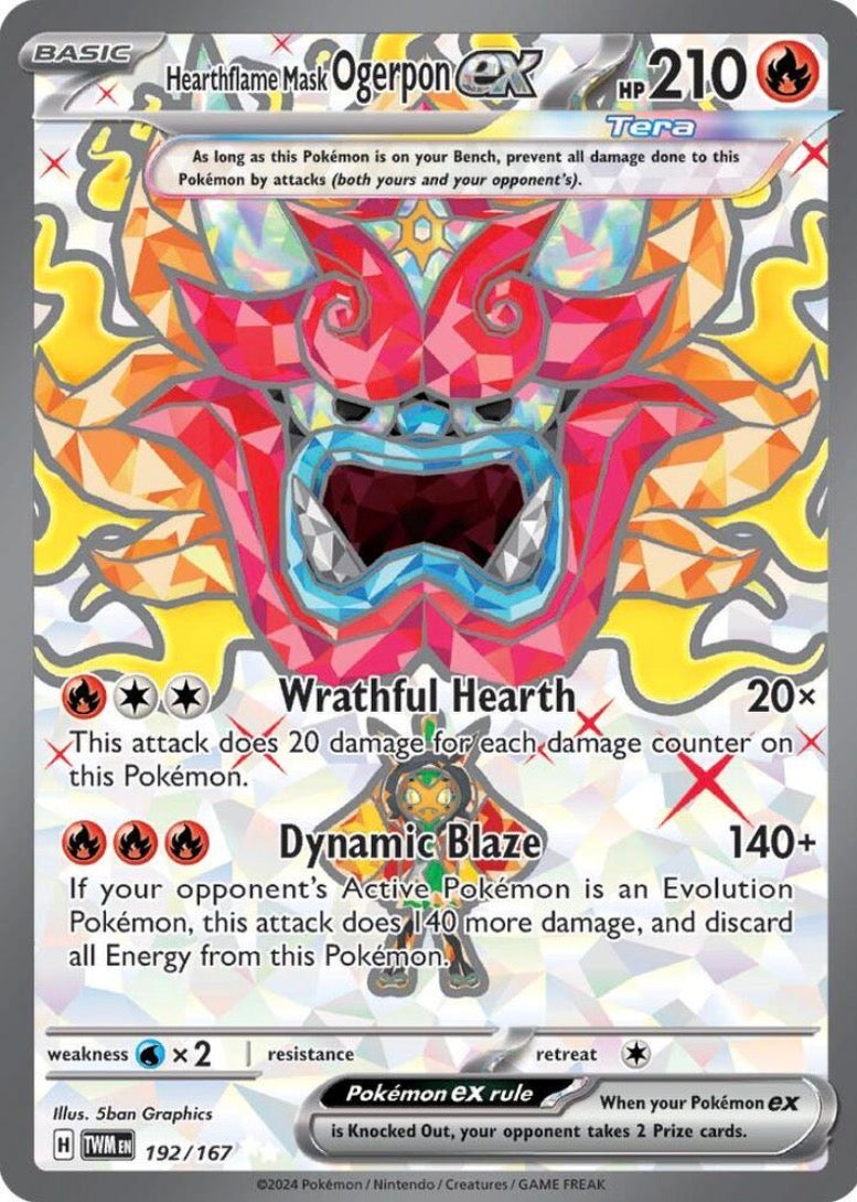 Hearthfalme Mask Ogerpon EX 192/167