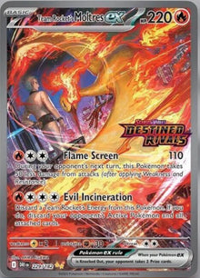 Team Rocket’s Moltres ex 229/182 (STAMP DESTINED RIVALS)
