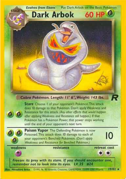 Dark Arbok 19/82