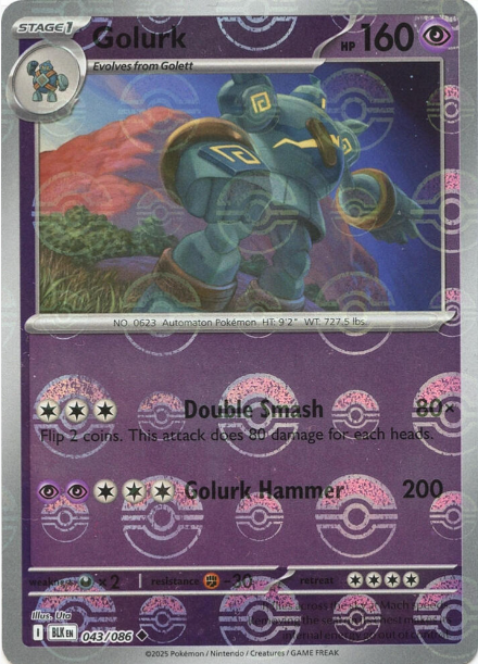 Golurk 043/086 Poke Ball