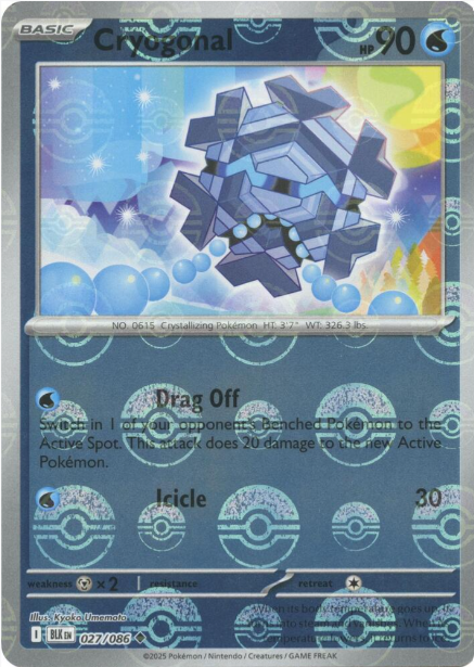 Cryogonal 027/086 Poke Ball