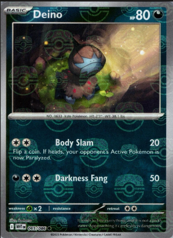 Deino 065/086 Master Ball