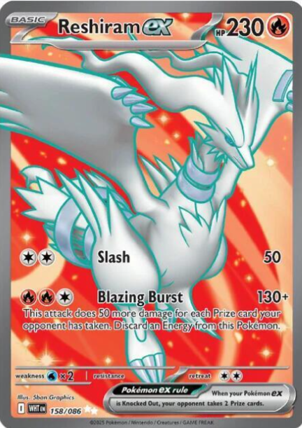 Reshiram ex 158/086