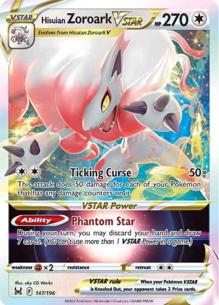 Hisuian Zoroark VSTAR-147/196