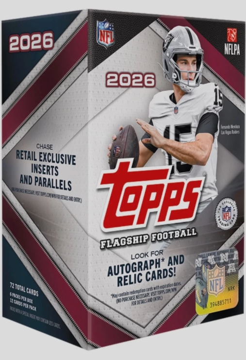 topps flagship football blaster box 2026