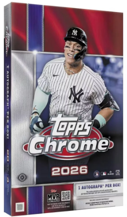 2026 Topps chrome baseball Hobby box