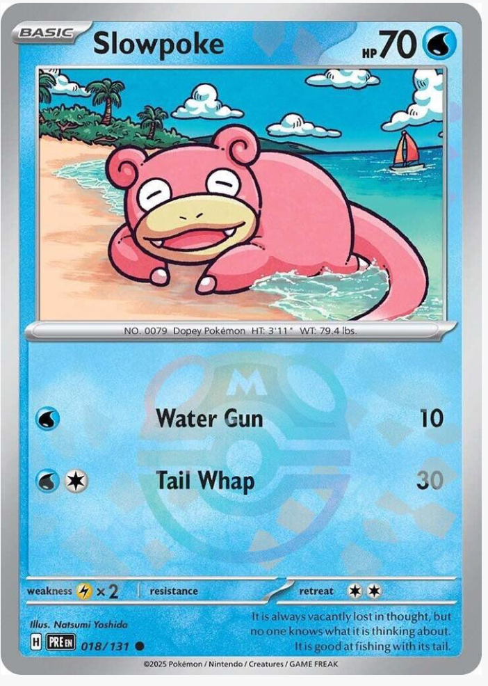 Slowpoke Master Ball 018/131