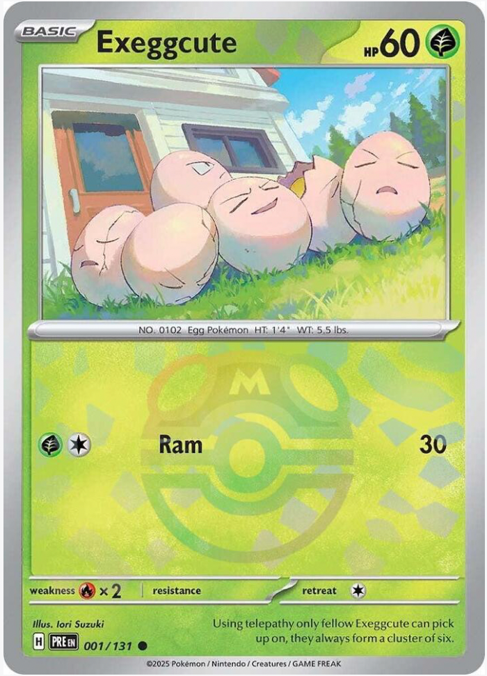 Exeggcute Master Ball 001/131