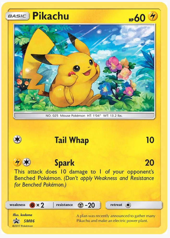 Pikachu SM86 PROMO