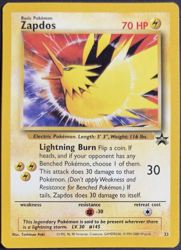 Zapdos 23 PROMO