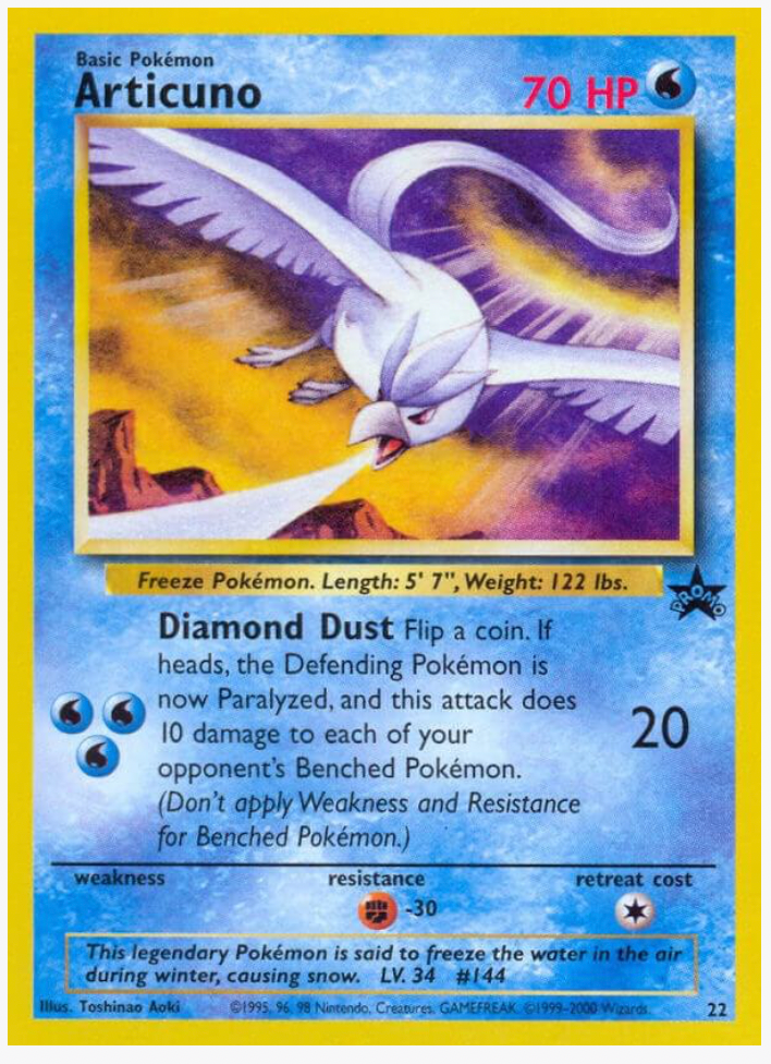 Articuno 22 PROMO