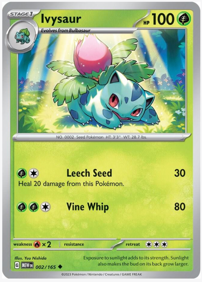 Ivysaur 002/165