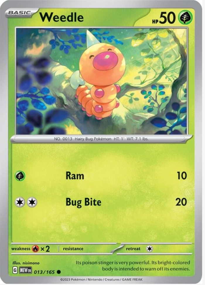 Weedle 013/165