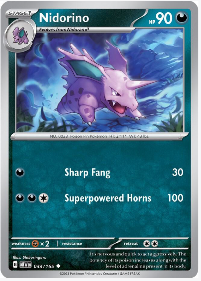 Nidorino 033/165