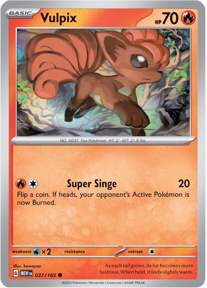 Vulpix 037/165