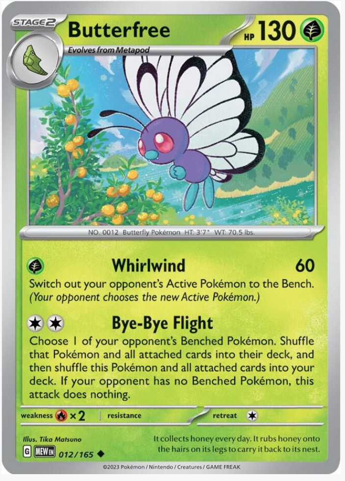 Butterfree 012/165