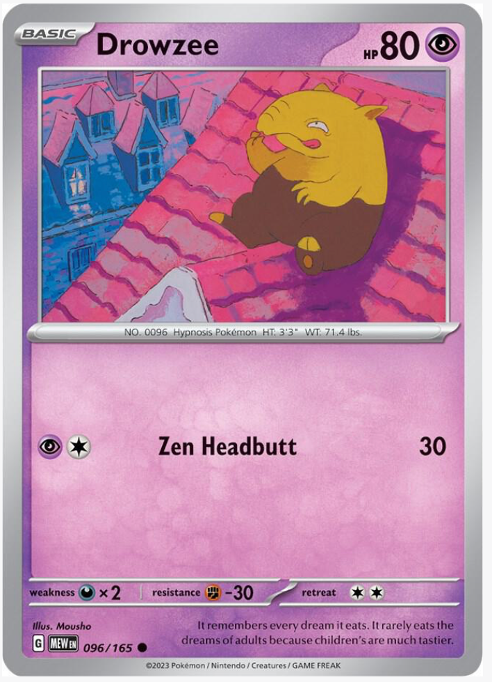 Drowzee 096/165